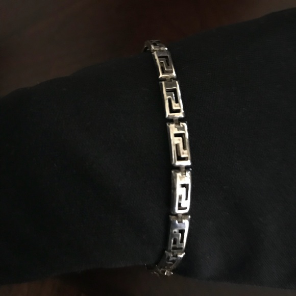 Jewelry - Beautiful Italian 925 Silver Greek Key Bracelet.